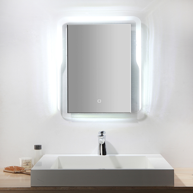 Acrylic FRAMED LED bathroom mirror