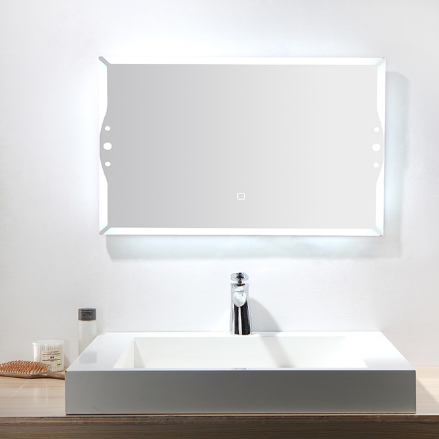 RECTANGULAR LED AMBIENT BATHROOM MIRROR