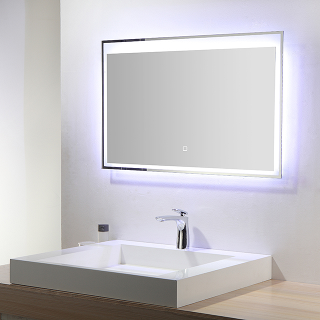 CHINA MANUFACTURE RECTANGULAR LED BATHROOM MIRROR