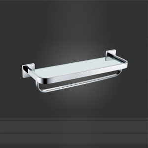 Stainless Steel Bathroom Shower Glass Shelf 
