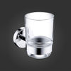 Wall Mounted Bathroom Single Toothbrush Tumbler Holders with Glass Cup