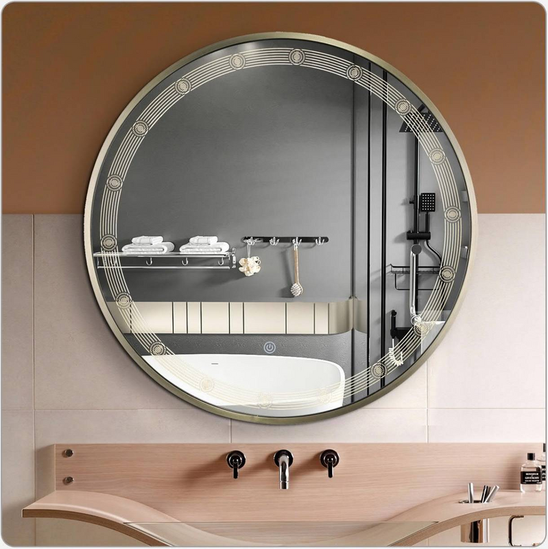 Zhuotai LED Bathroom Mirror with Metal Frame 