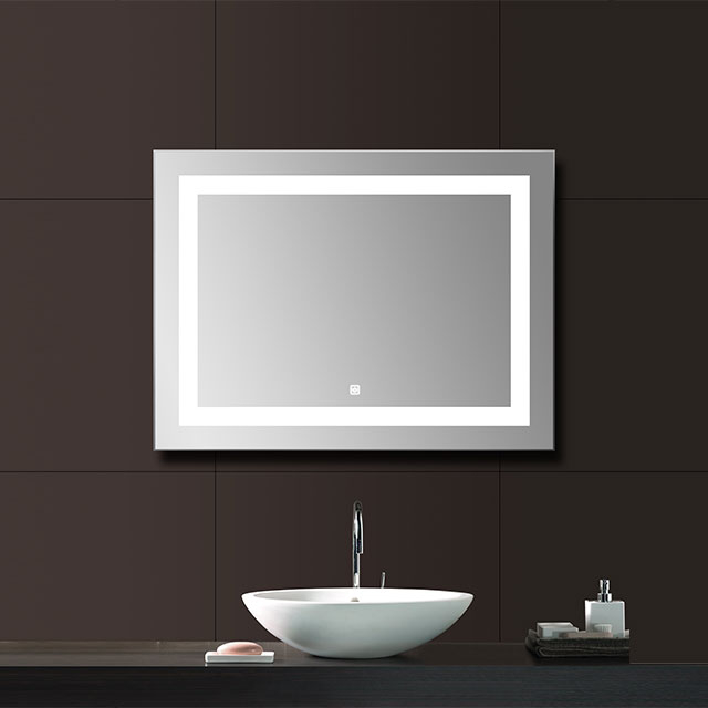 CHINA CE CERTIFIED RECTANGULAR BACKLIT LED BATHROOM MIRROR